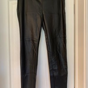 Ann Taylor Faux Leather pants. Size 4. New